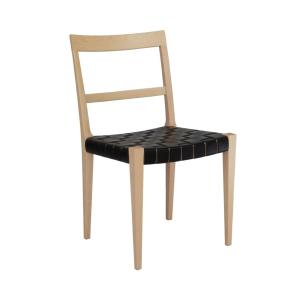 Stol MIMAT med läderremmar