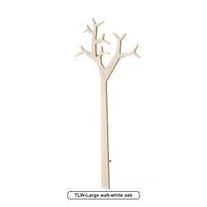 TREE in oak for wall or with base