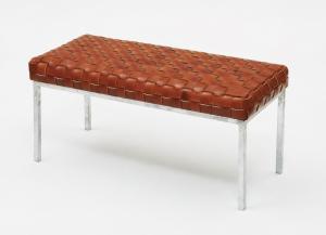 MYSTIC bench 100 & 120 cms i flätat läder