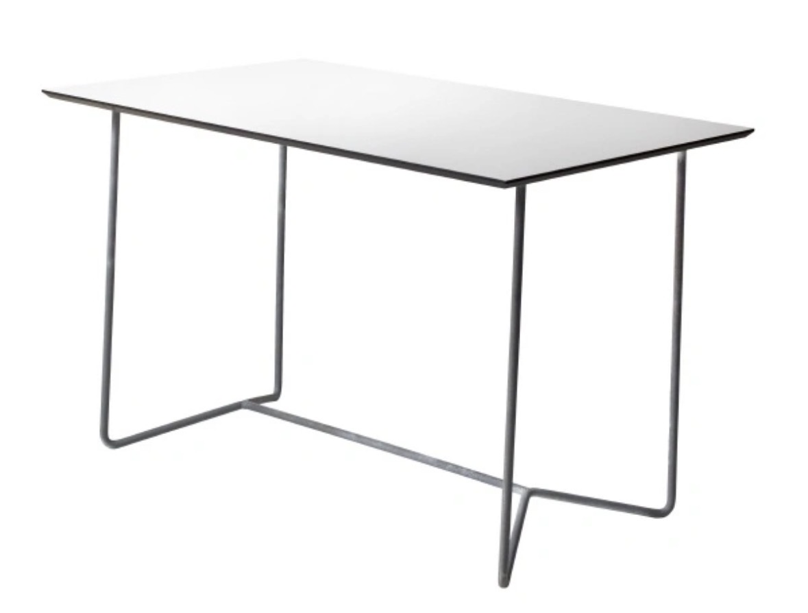 Bord HIGH TECH 110 med vit bordsskiva
