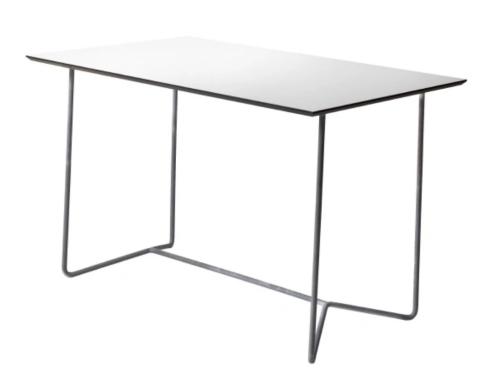 Bord HIGH TECH 110 med vit bordsskiva