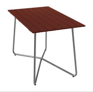 Bord B25A 120x70 EK MÖRKRÖD