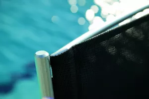 Stol Spring i tyg svart