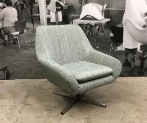 Snurrfåtölj 1970-tal H-A