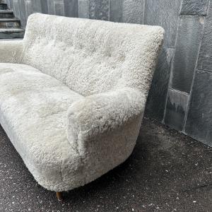 Soffa Hemmakvällar i fårskinn Moonlight