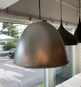 Stor fabrikslampa 1950-talet