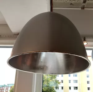 Stor fabrikslampa 1950-talet