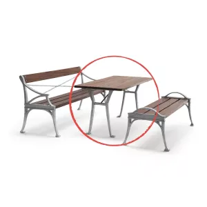 Bord LESSEBO i grön furu