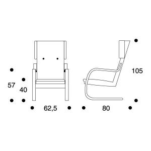 Omklädsel av Alvar Aalto karmfåtölj P401 i tyg eller skinn