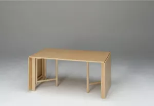 Fällbord Mi901 med bordsskivor i Björk eller Ek