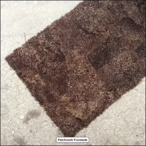 Fårskinn Patchwork med flera färgval