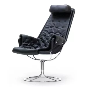 Omklädsel av nackkudde i skinn till fåtölj JETSON 66 & 69