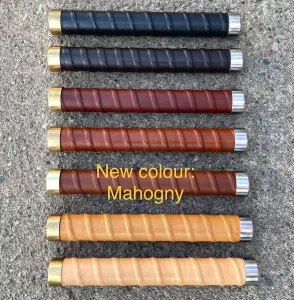 Läderlindad ny stång med åtta färgval