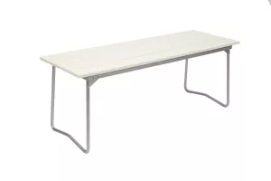 Bänk 8 EK VIT 110x40 cm