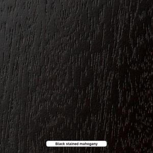 Stol DOVER svartlaserad mahogny