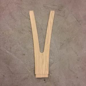 CH24 Y-stol ryggbricka i flera träslag