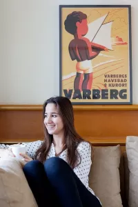 Travelposter 50x70 VARBERGS HAVSBAD