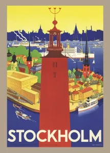 Travelposter 50x70 STOCKHOLMS STADSHUS