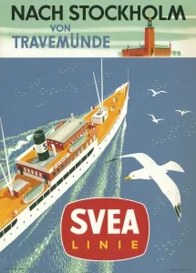 Travelposter 50x70 NACH STOCKHOLM
