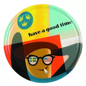 Bricka 40 cms HAVE A GOOD TIME