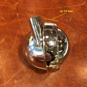 Sats med 4 st klothjul till fåtölj Karin tillverkad från 1973 & framåt