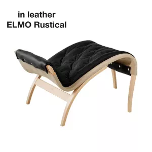 Kuddsats PERNILLA 69 fotpall i skinn Elmo Rustical