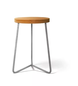 Tre-bent pall V-1 45 cms teak