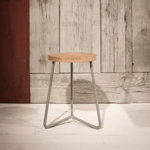 Tre-bent pall V-1 45 cms teak