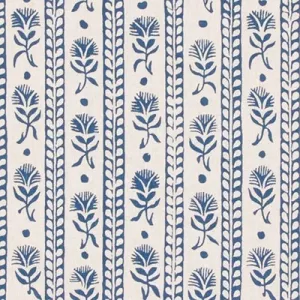 Handtryckt tyg NEJLIKERAND