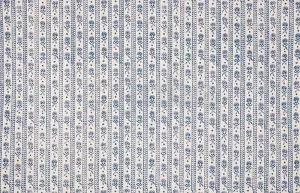 Handtryckt tyg NEJLIKERAND