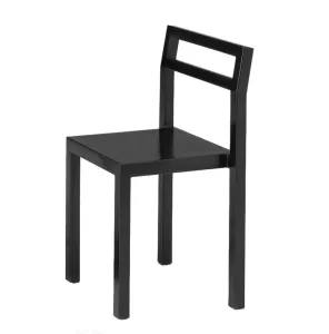 Stol NON i svart gummi