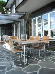 Bord SPRING i teak 220 x 100 cm