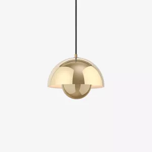 Pendel lampa Flowerpot VP1 i mässing eller krom