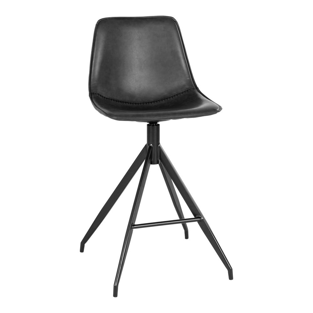 Monaco Counter chair in Brown PU
