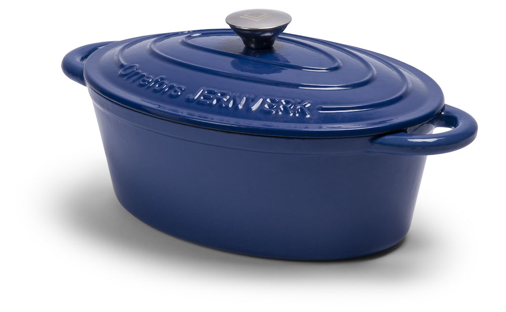 Orrefors Jernverk gjutjärn gryta