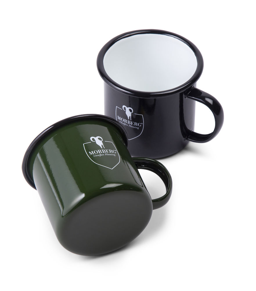 Enameled mug Morberg Black