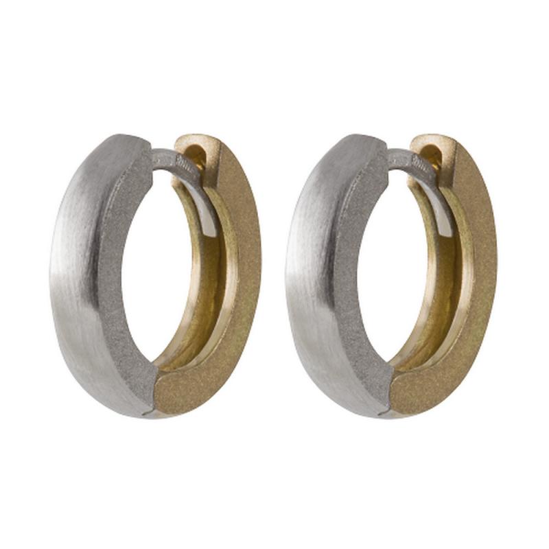 Creoler i rött och vitt guld 18K