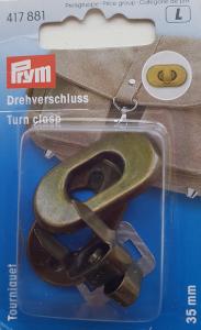 Vridlås  Antik Brons