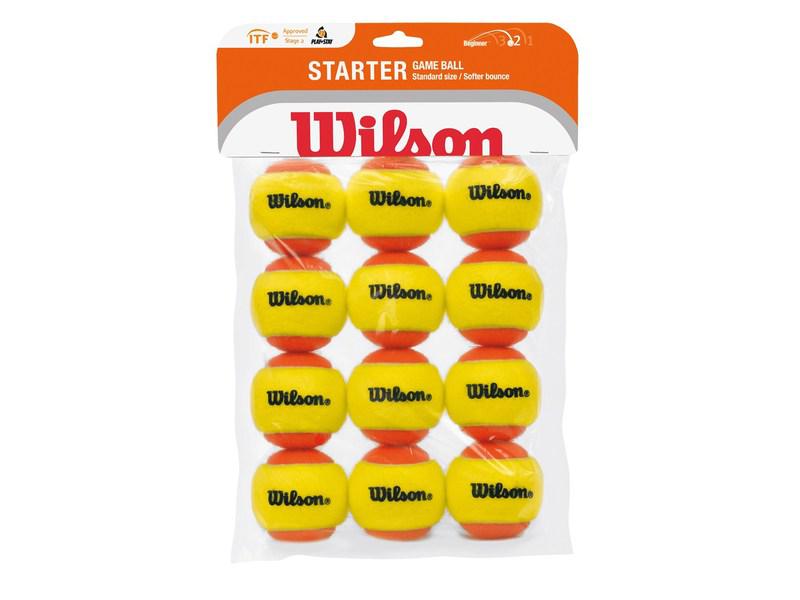 Wilson STARTER ORANGE TBALL 12 PACK