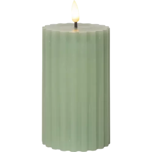 LED Blockljus Flamme Stripe Grön