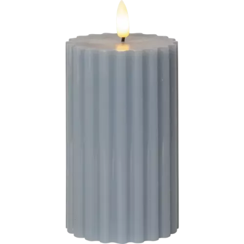 LED Blockljus Flamme Stripe Blå