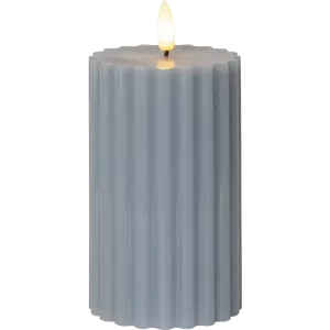 LED Blockljus Flamme Stripe Blå