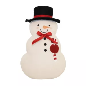 Snögubbe fylld kudde