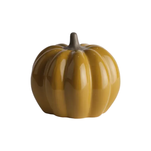 Pumpa Dekoration Senapsgul Small