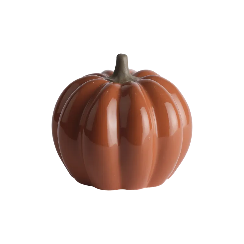 Pumpa Dekoration Mörkorange Small