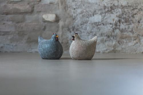 Tjusig Höna Dekoration Beige