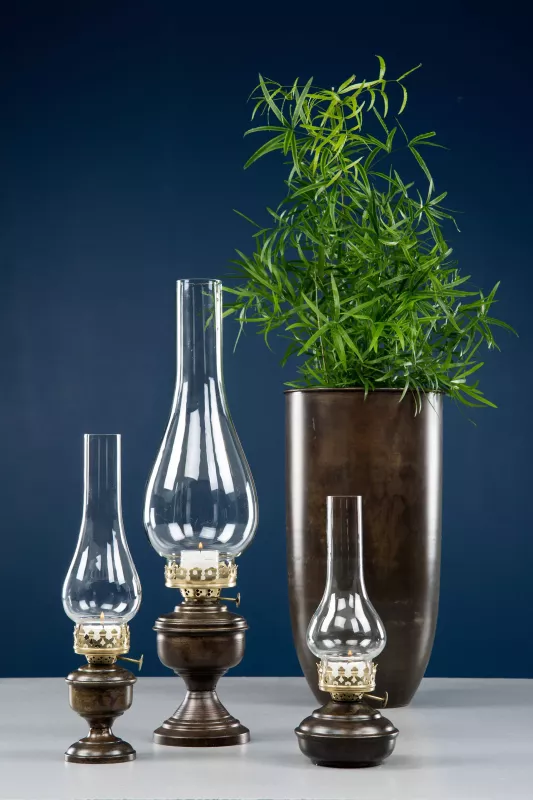 Maxim Ljuslykta Antik Brun