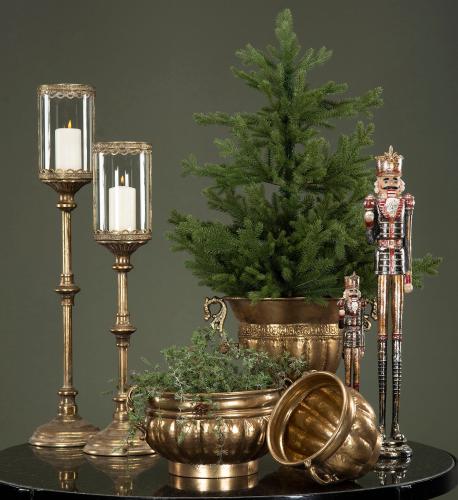 Kalesi Ljuslykta Guld/Brun Small