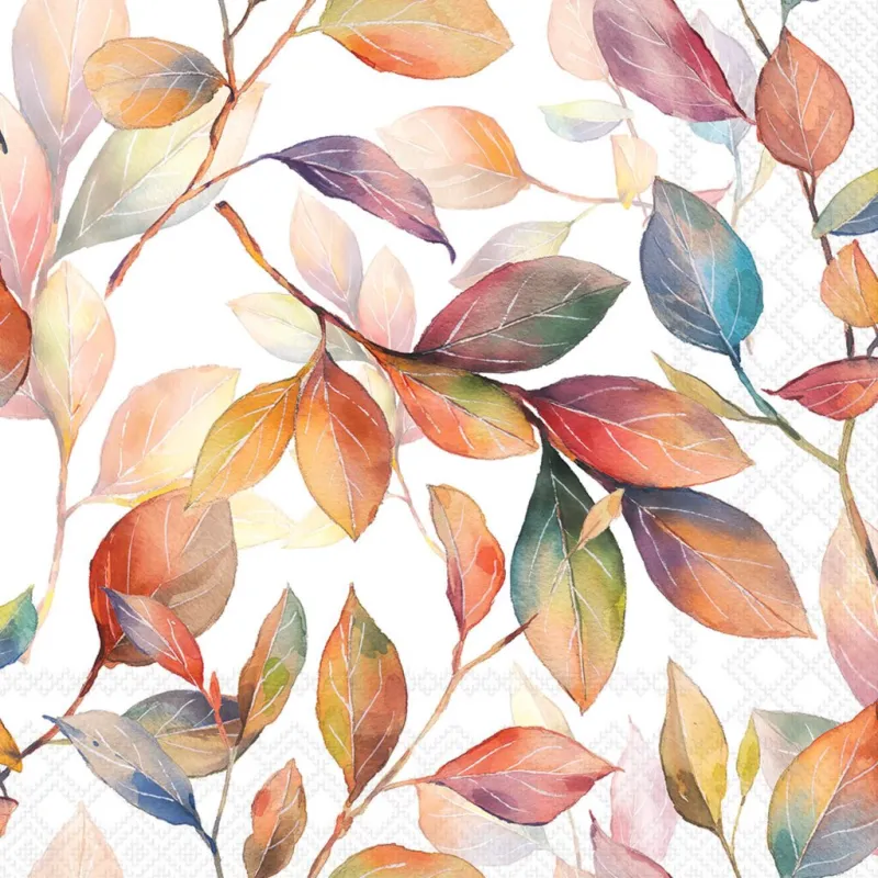 Servett Colourful Leaves Multi