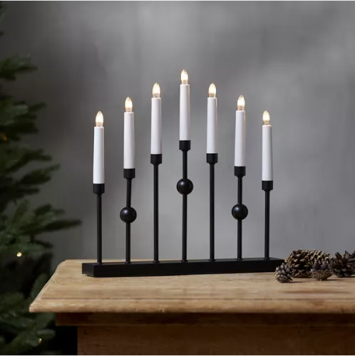 Gustavo Ljusstake Svart